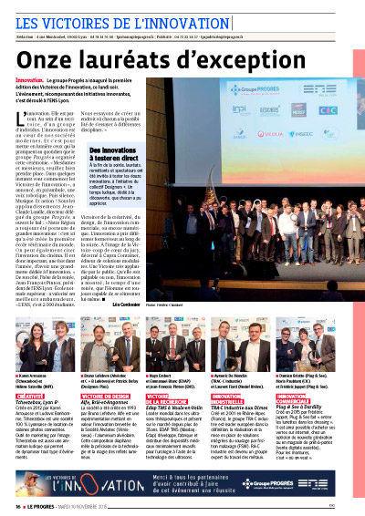 page journal victoire innovation