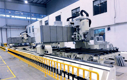 installation of rail-mounted machine